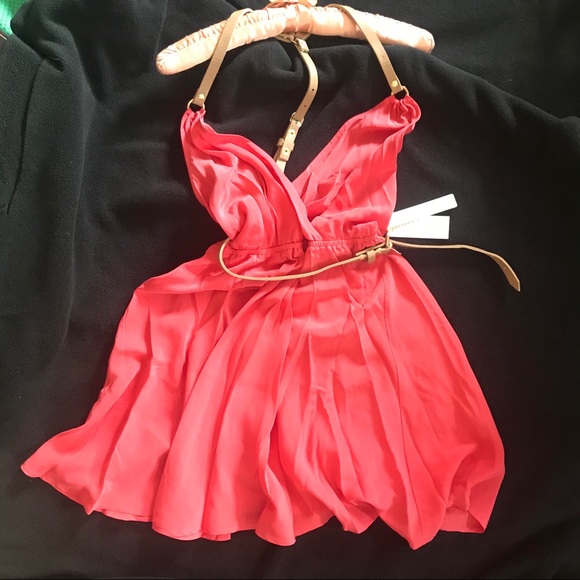 🆕 Twelfth Street 🌺 Pink Silk Cocktail Dress - Picture 5 of 6